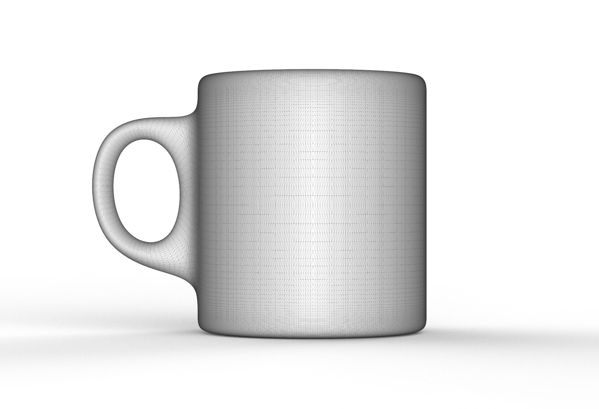 blank mug mockup 3D model_7