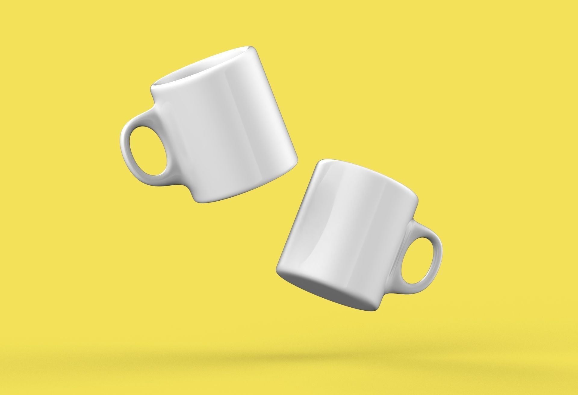 blank mug mockup 3D model_3