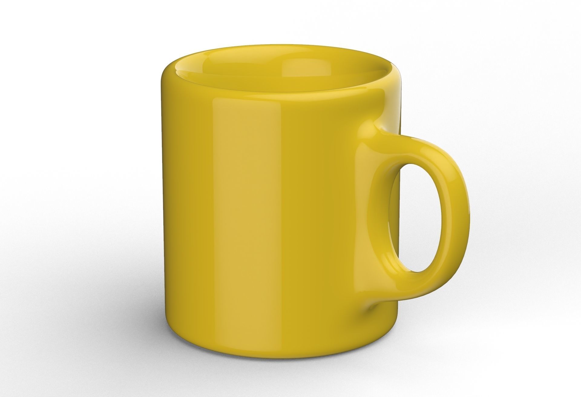 blank mug mockup 3D model_5
