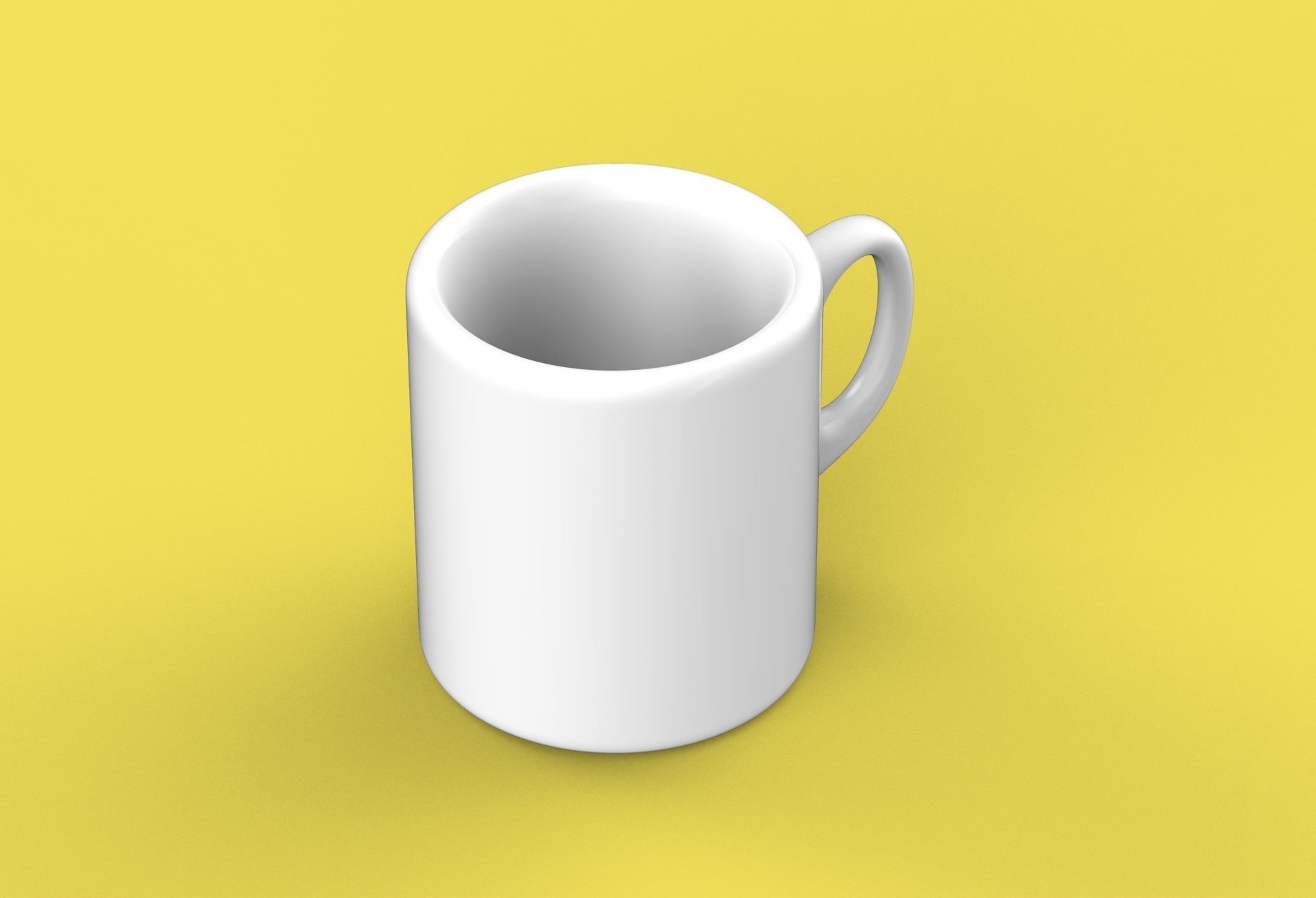 blank mug mockup 3D model_4