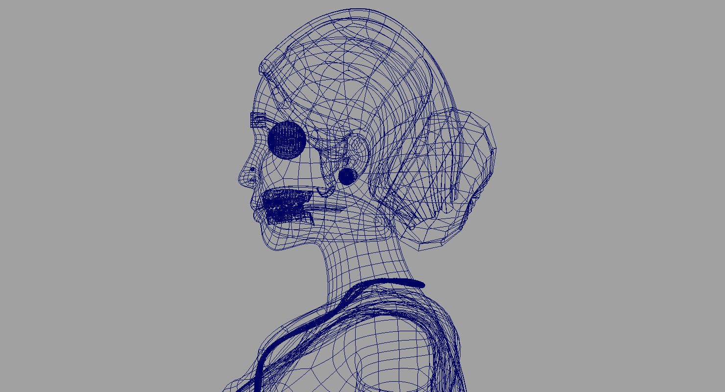 india woman 3d model 3D model_5