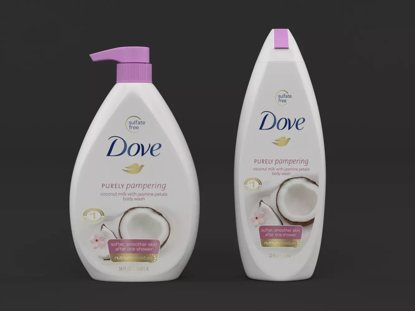 Dove Body Wash 3D model