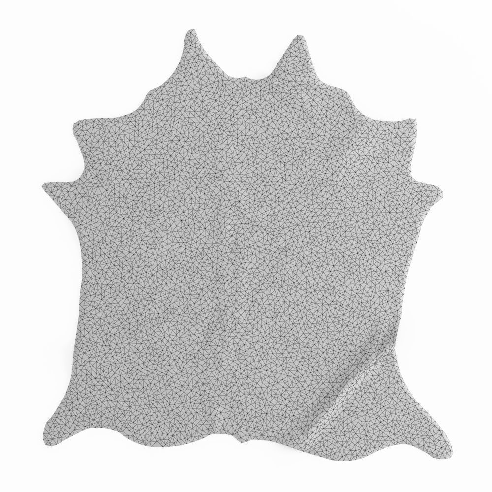 Leather Cowhide Rug 3D model_4