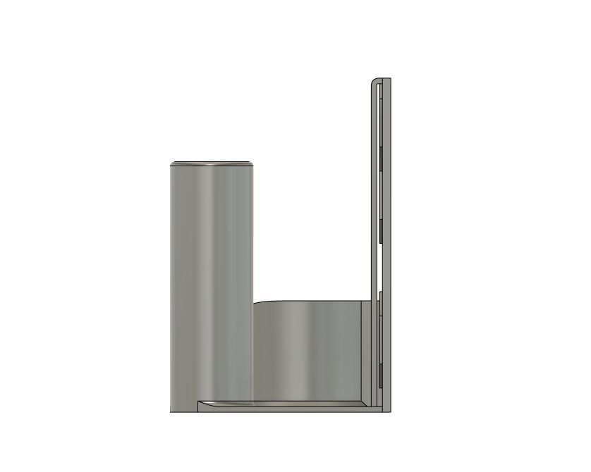 Toilet paper holder 3D print model_1