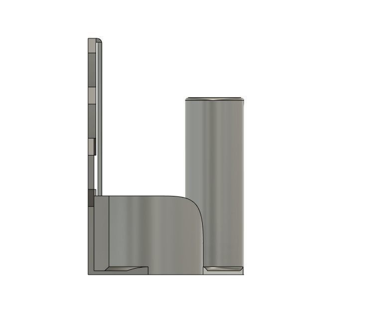 Toilet paper holder 3D print model_2