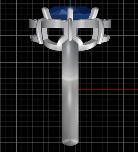 Beautiful rings 3D print model_6