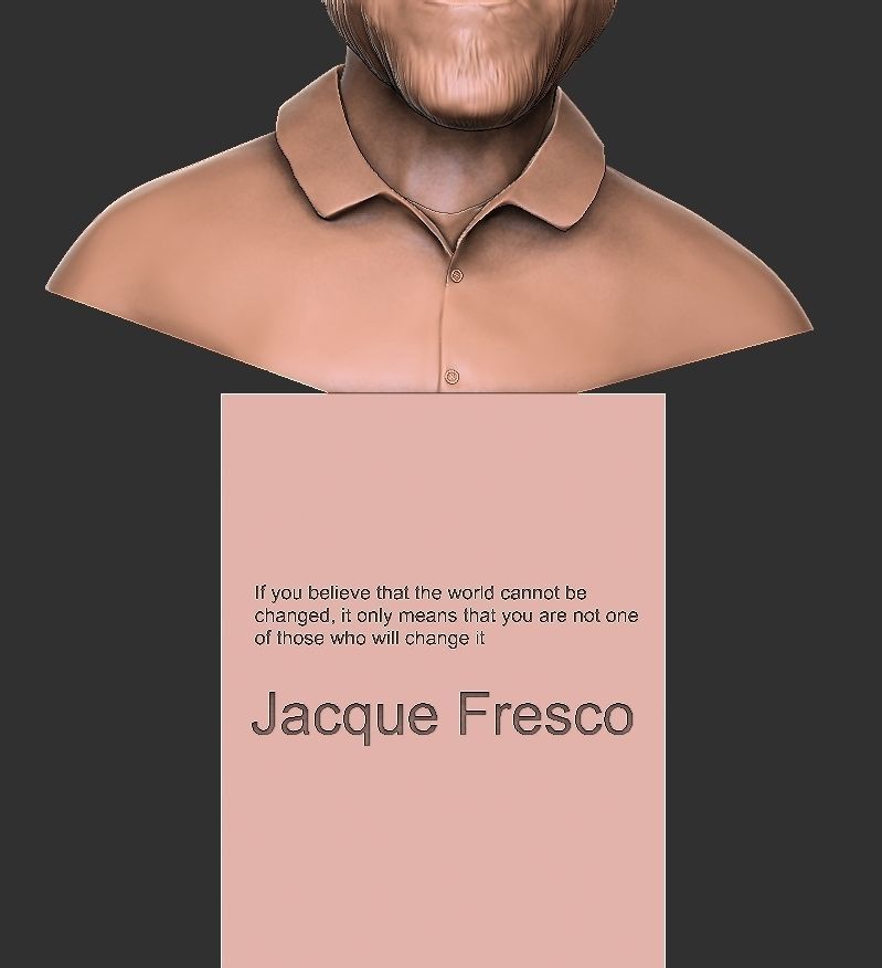 JACQUE FRESCO 3D print model_4