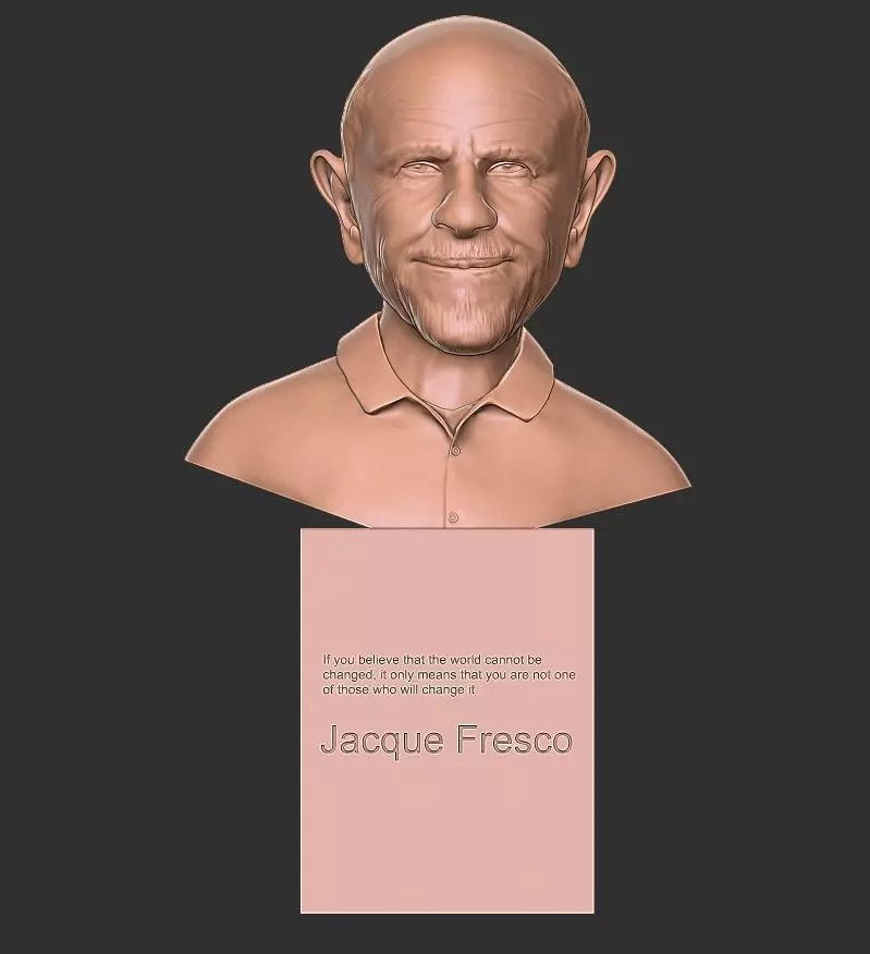 JACQUE FRESCO 3D print model_0