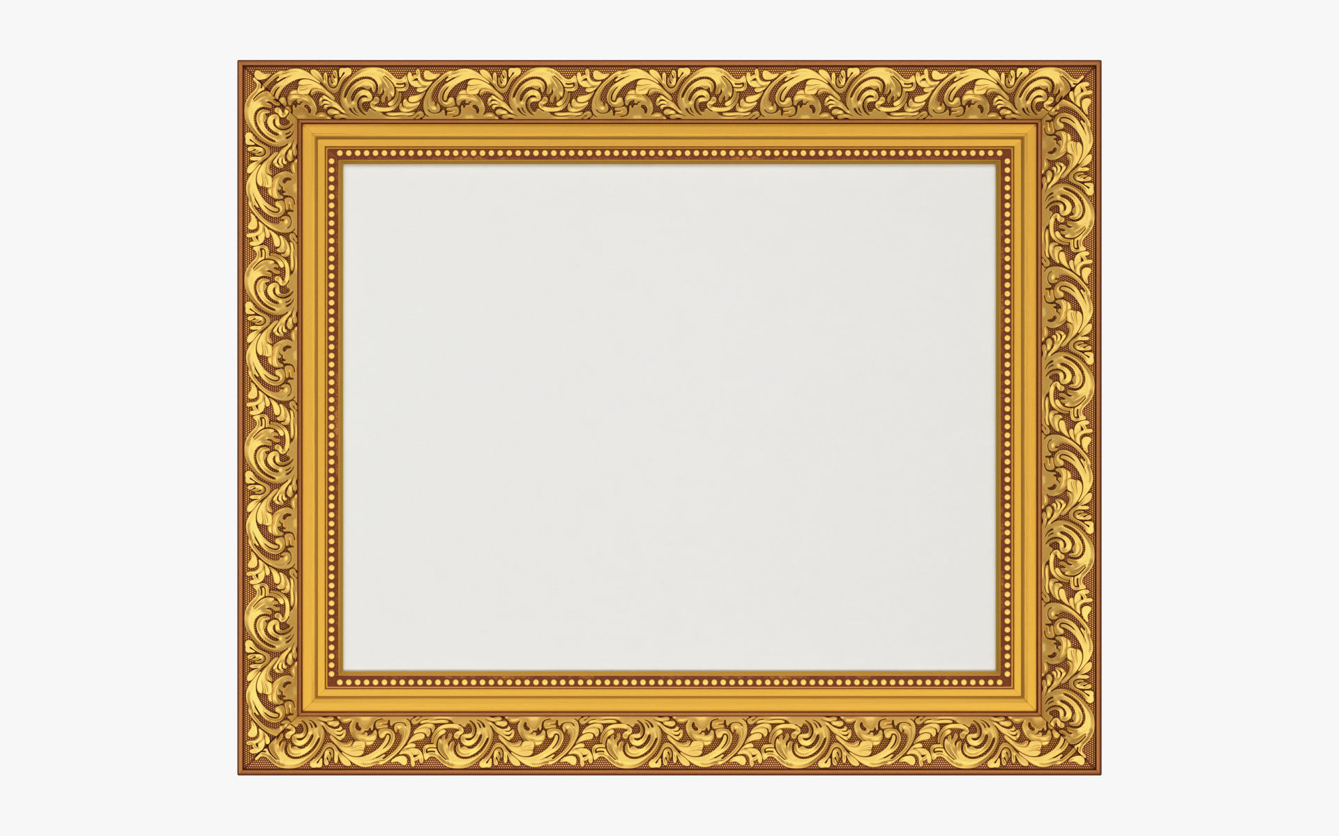 Collection of 3d models Frame picture gold v1 3D model_50