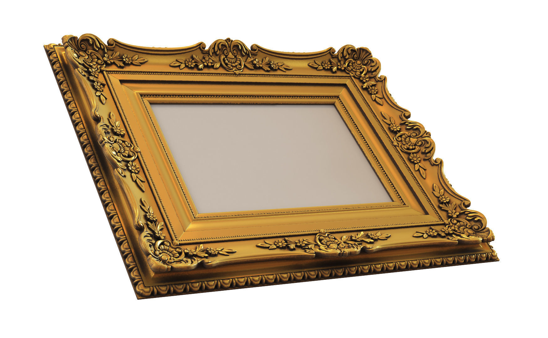 Collection of 3d models Frame picture gold v1 3D model_67