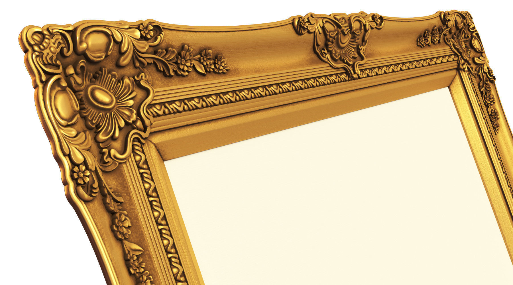 Collection of 3d models Frame picture gold v1 3D model_5