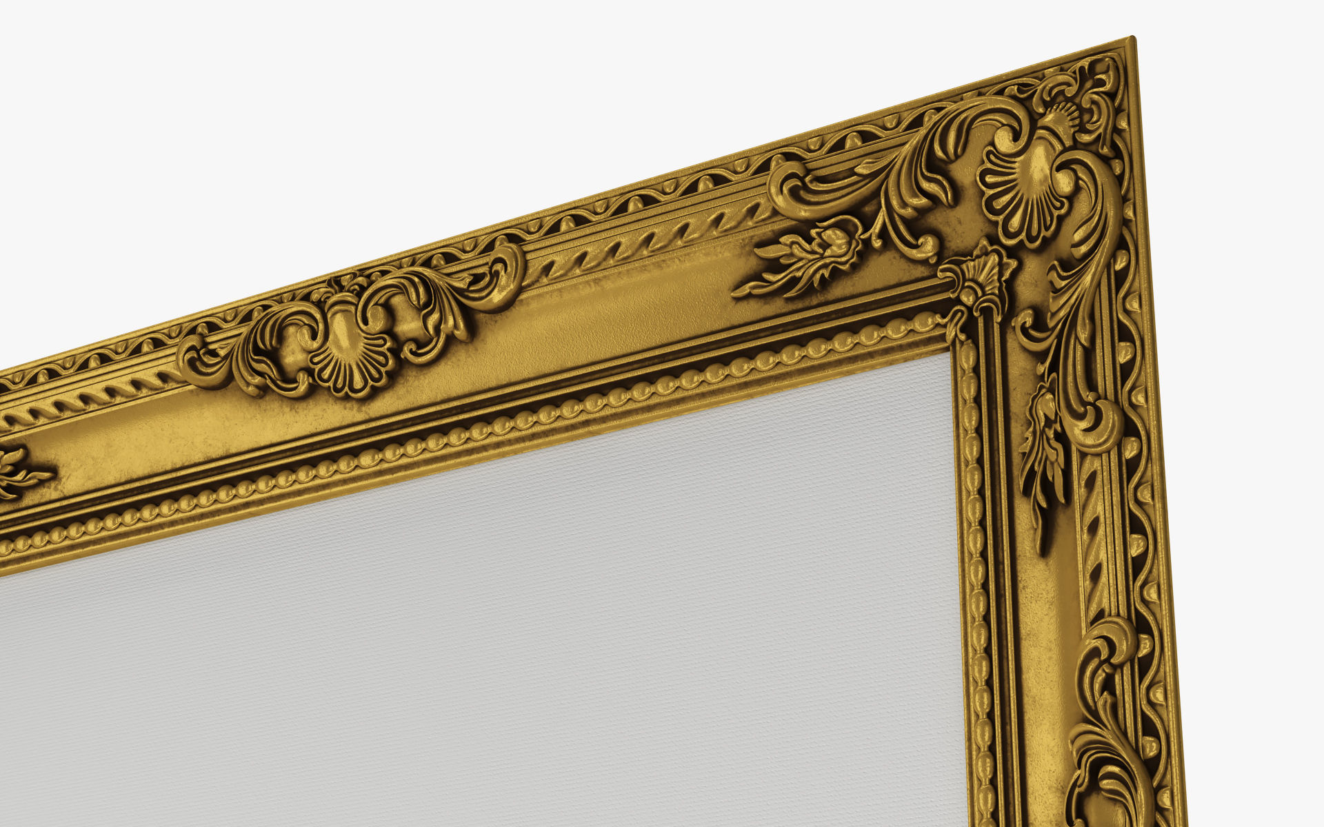 Collection of 3d models Frame picture gold v1 3D model_33