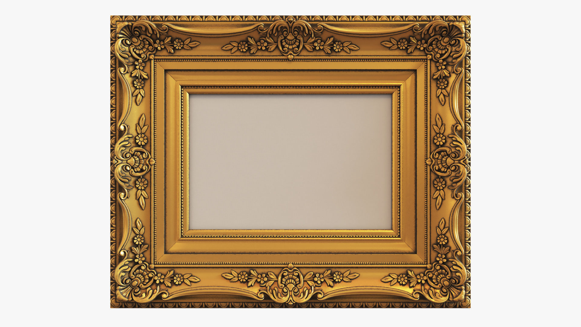 Collection of 3d models Frame picture gold v1 3D model_66