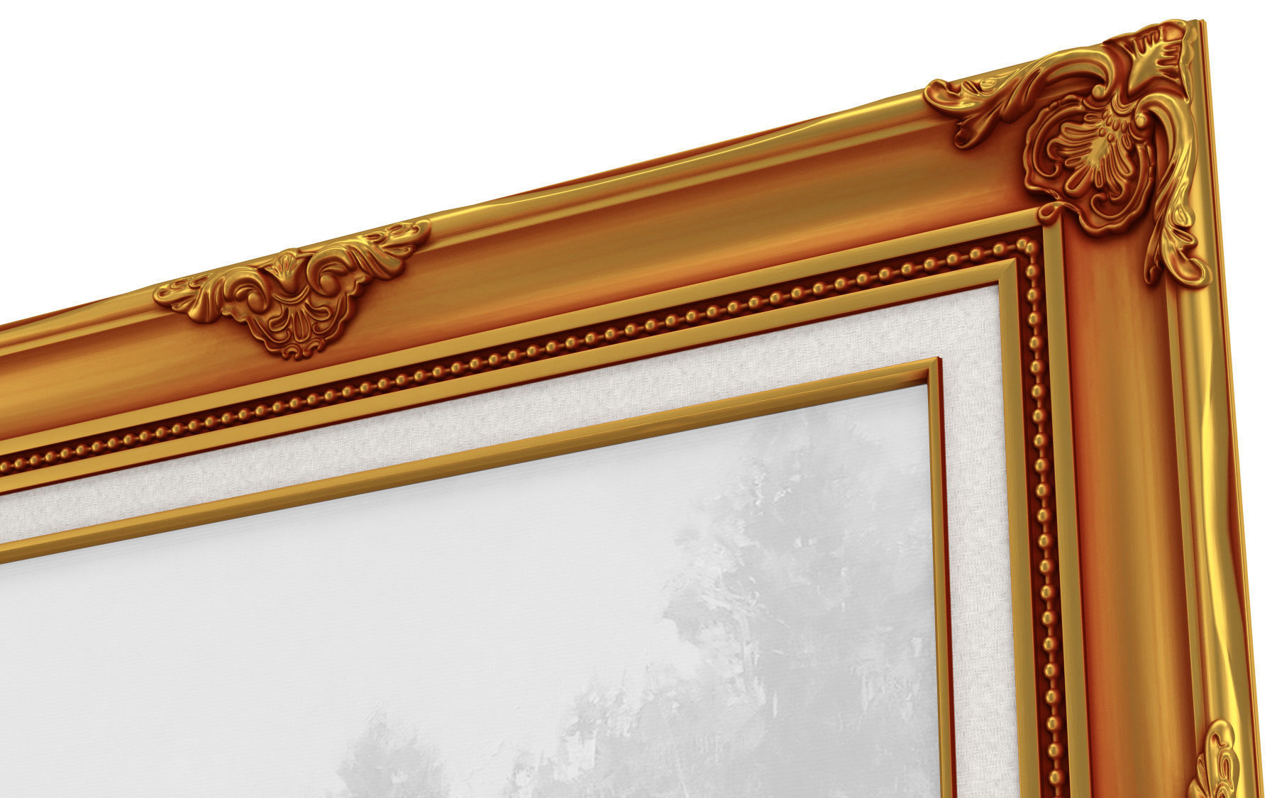 Collection of 3d models Frame picture gold v1 3D model_8