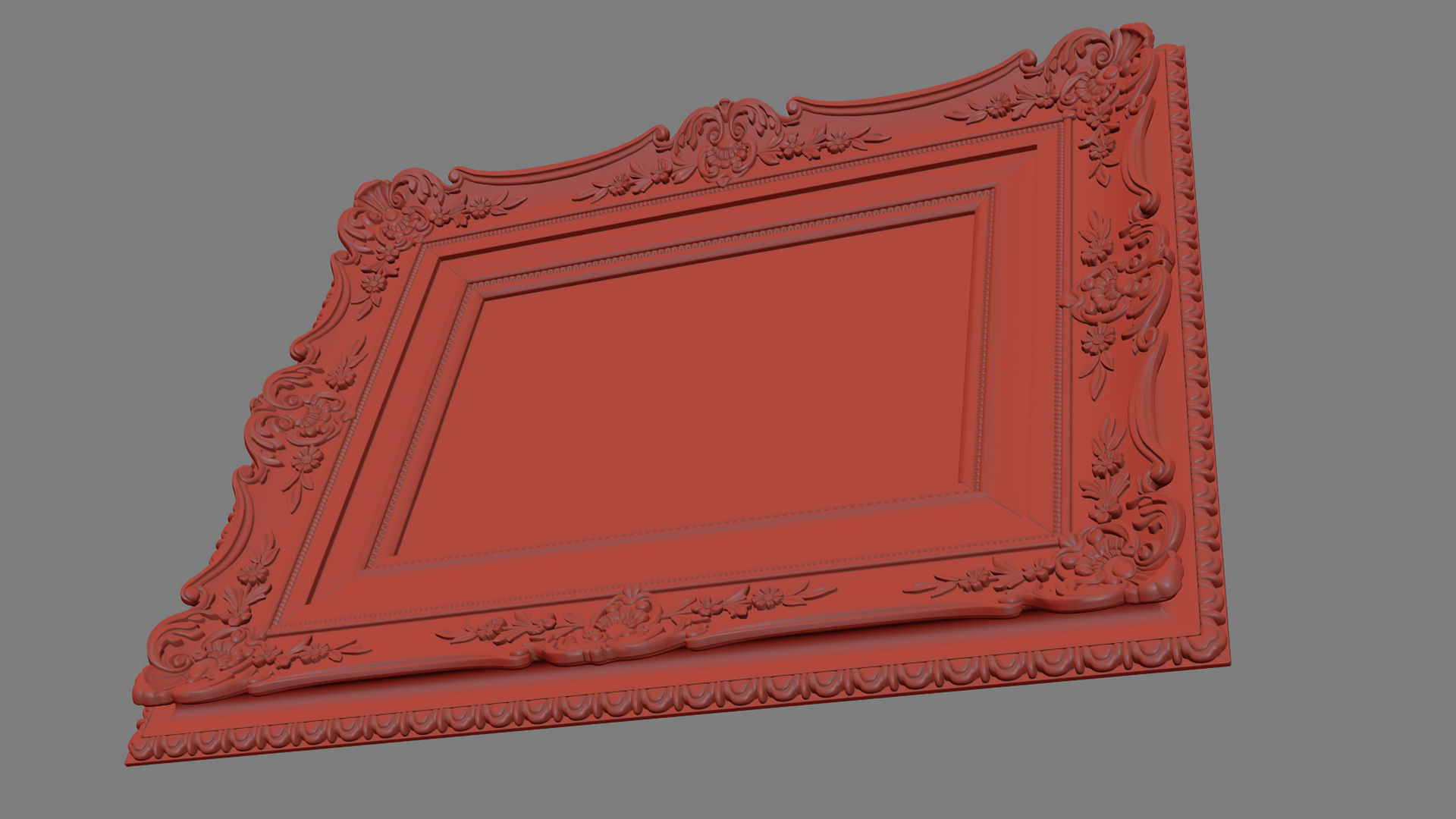 Collection of 3d models Frame picture gold v1 3D model_70