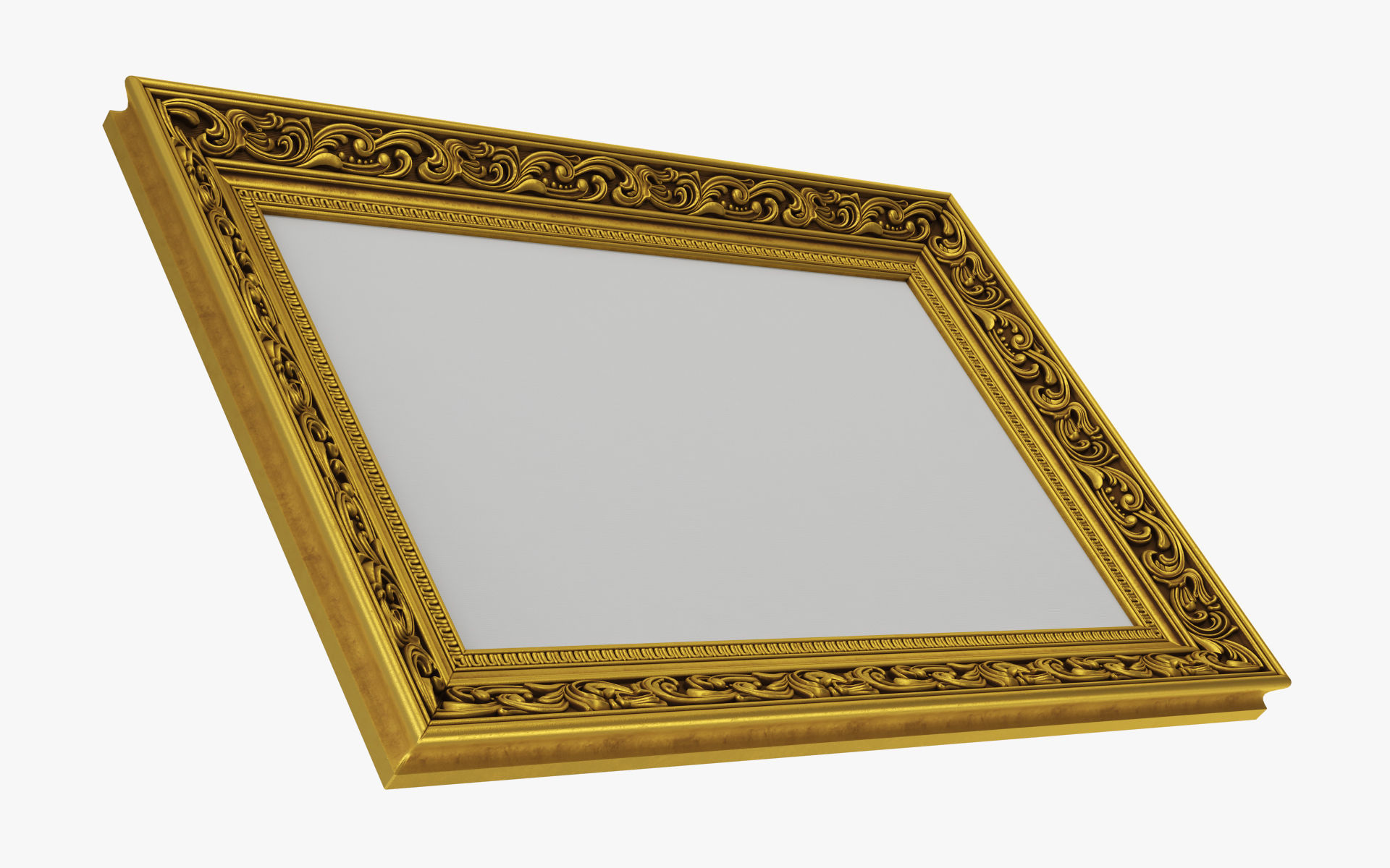 Collection of 3d models Frame picture gold v1 3D model_45