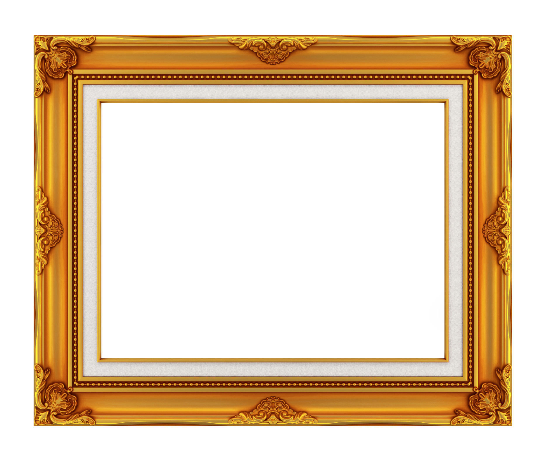 Collection of 3d models Frame picture gold v1 3D model_9