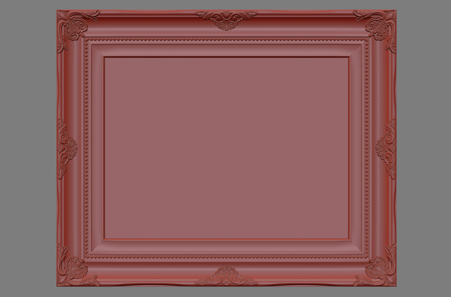 Collection of 3d models Frame picture gold v1 3D model_13