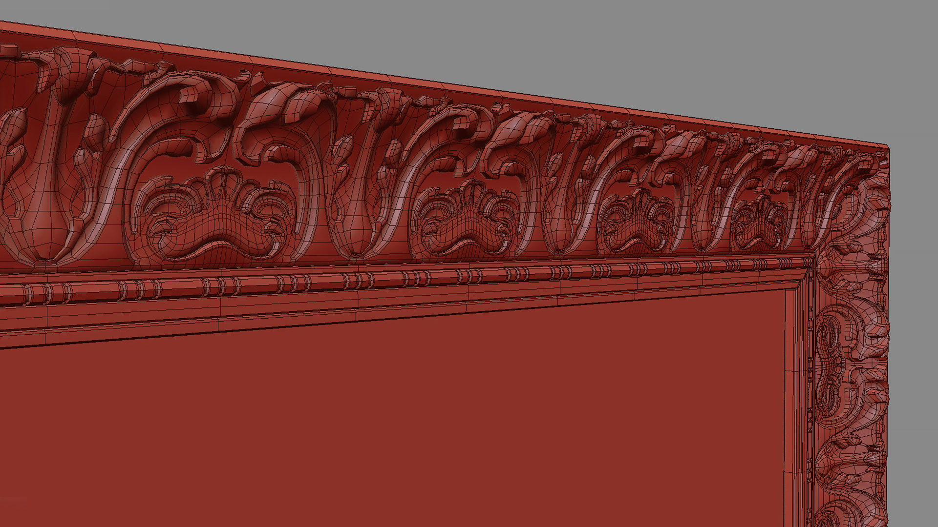 Collection of 3d models Frame picture gold v1 3D model_65