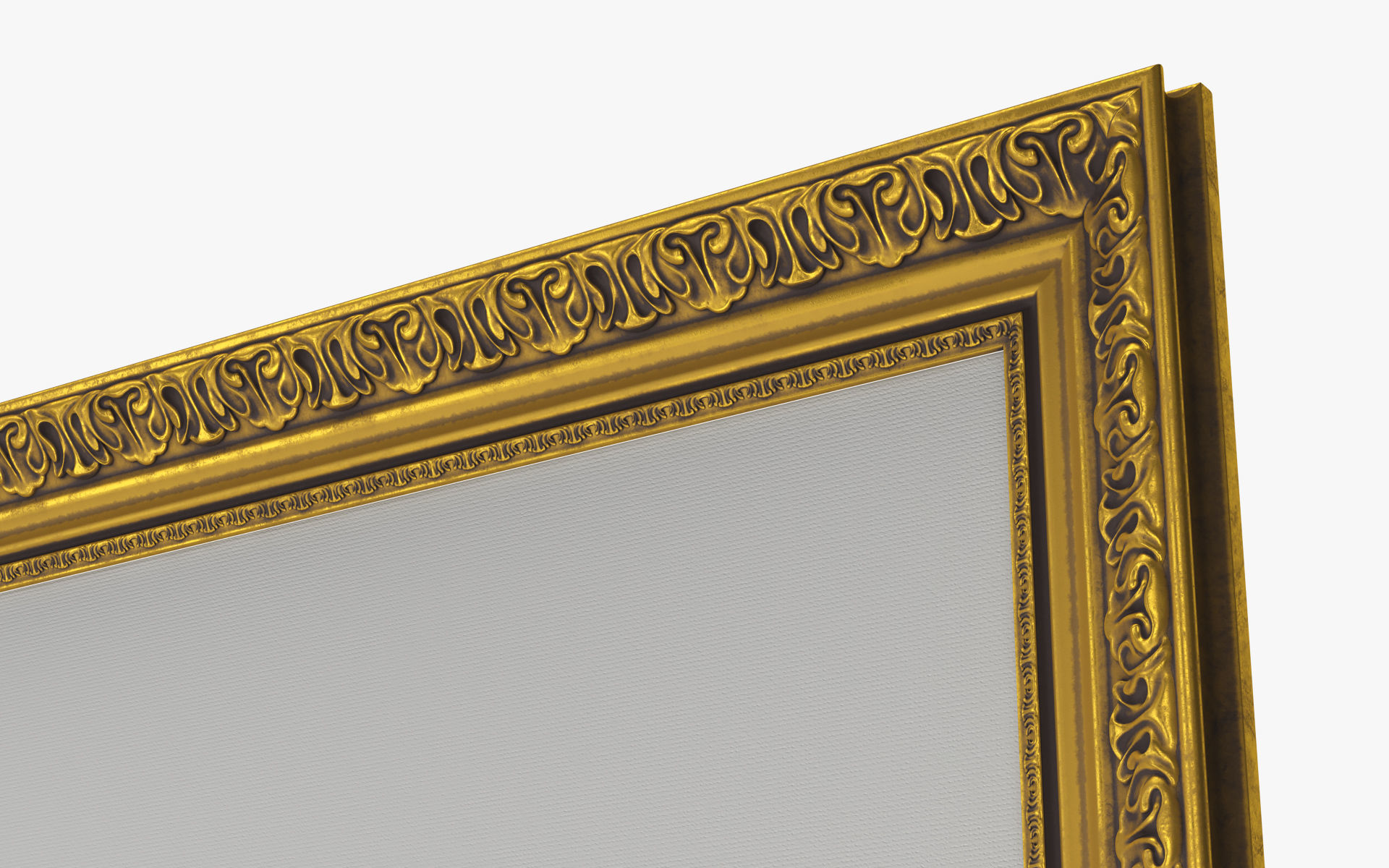 Collection of 3d models Frame picture gold v1 3D model_40