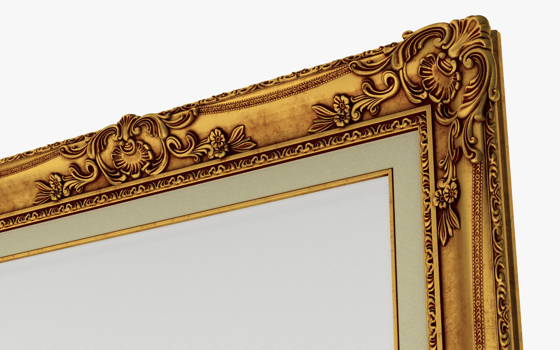 Collection of 3d models Frame picture gold v1 3D model_19