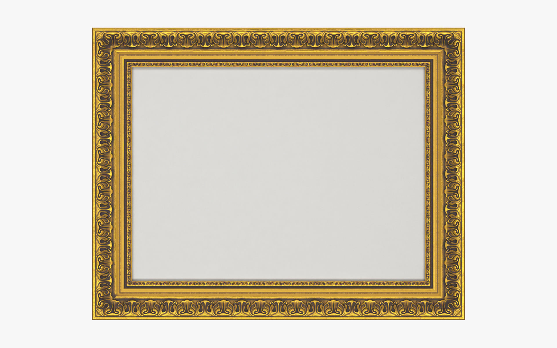 Collection of 3d models Frame picture gold v1 3D model_36