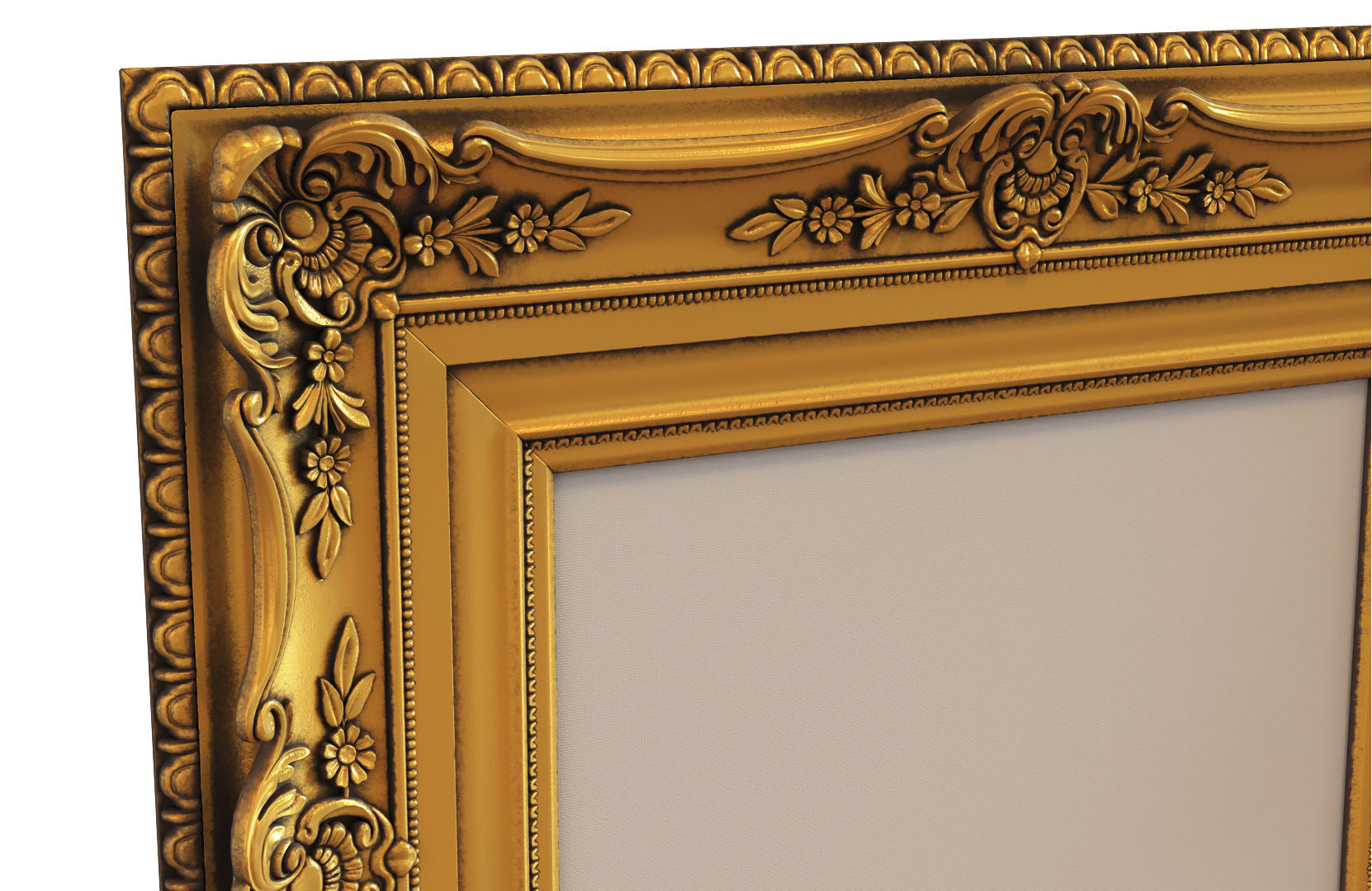 Collection of 3d models Frame picture gold v1 3D model_69