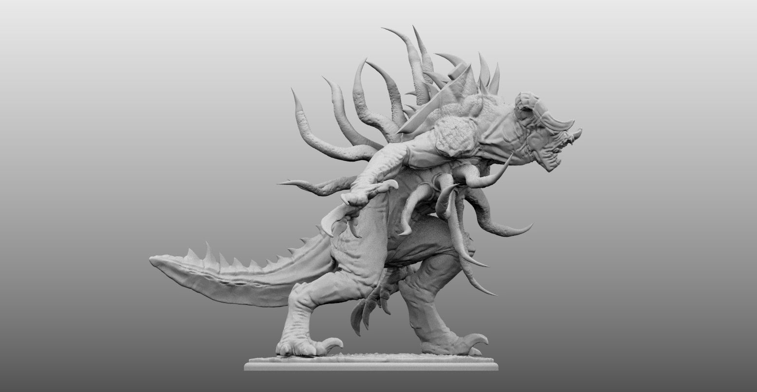 Eldritch Abomination  3D print model_8