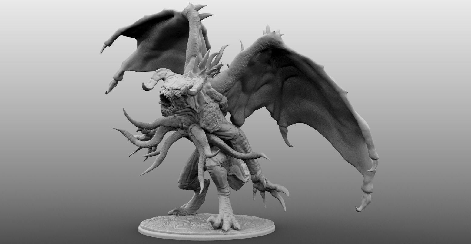 Eldritch Abomination  3D print model_3