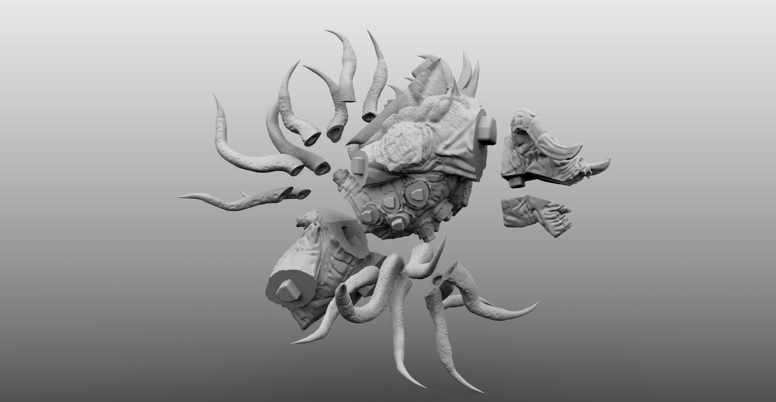 Eldritch Abomination  3D print model_11