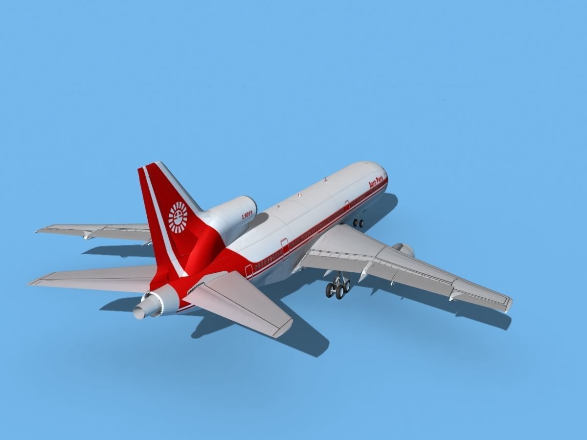 Lockheed L-1011 TriStar Aero Peru 3D model_6