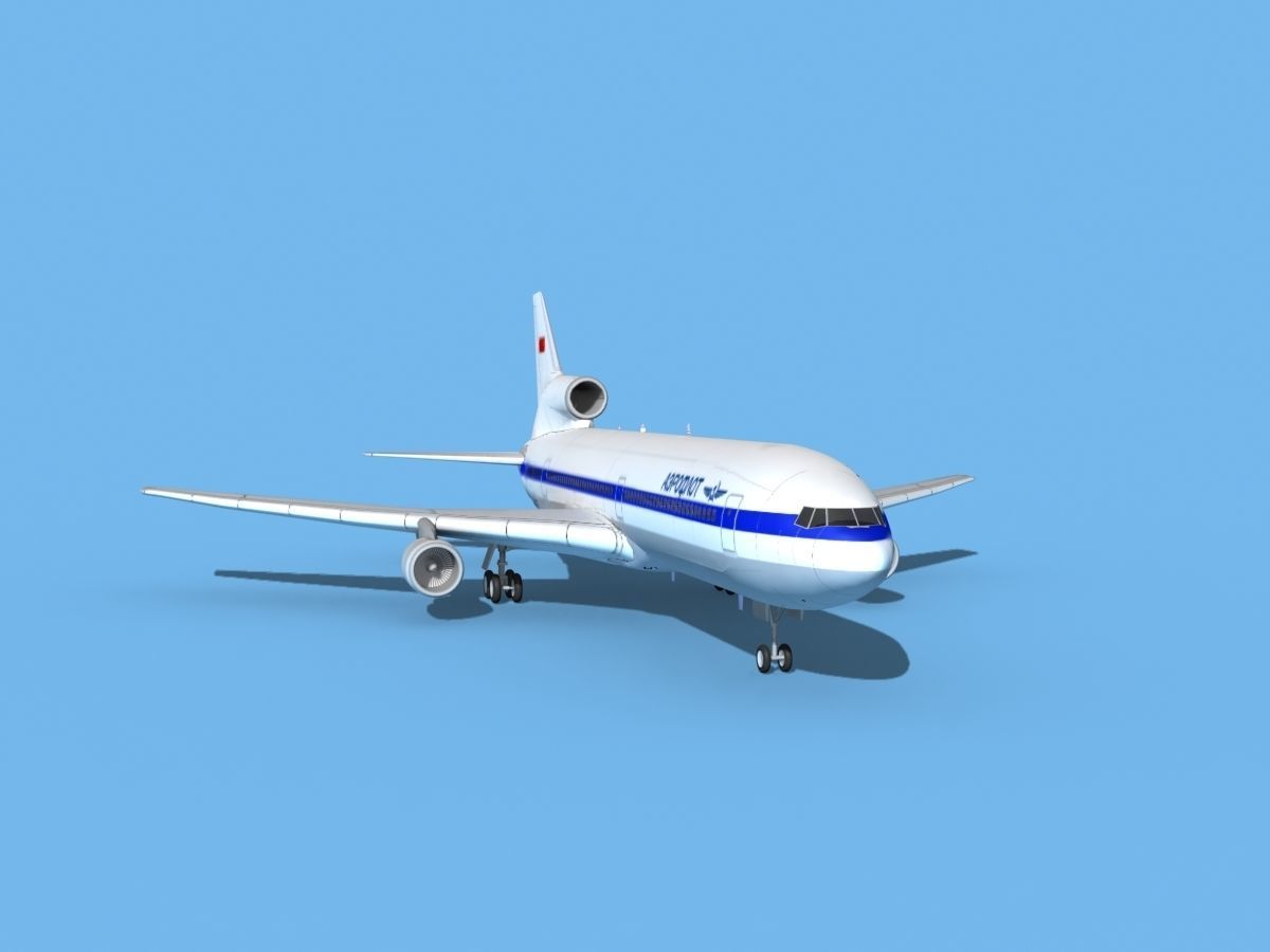 Lockheed L-1011 TriStar Aeroflot 3D model_2