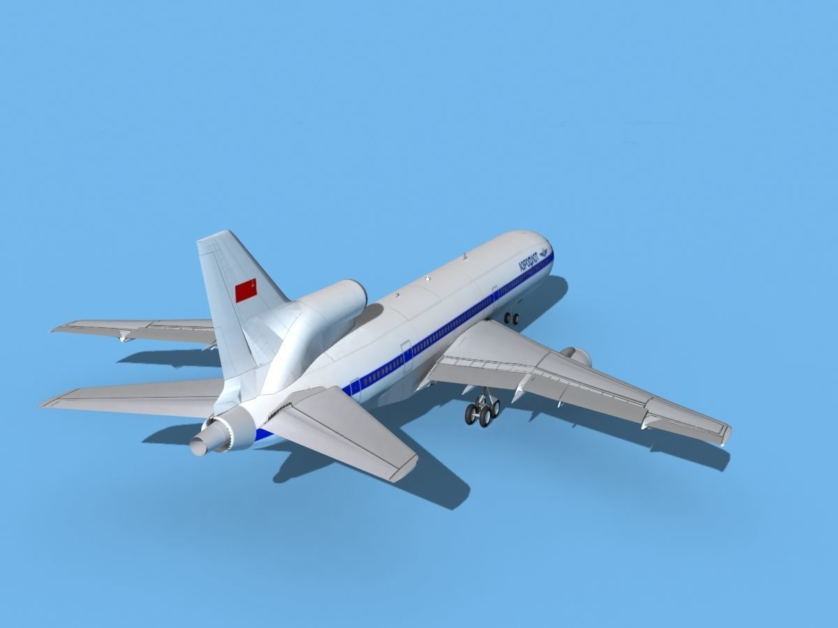 Lockheed L-1011 TriStar Aeroflot 3D model_6