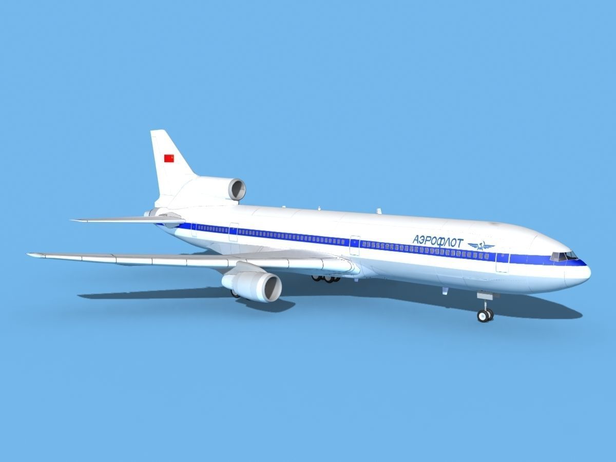 Lockheed L-1011 TriStar Aeroflot 3D model_3