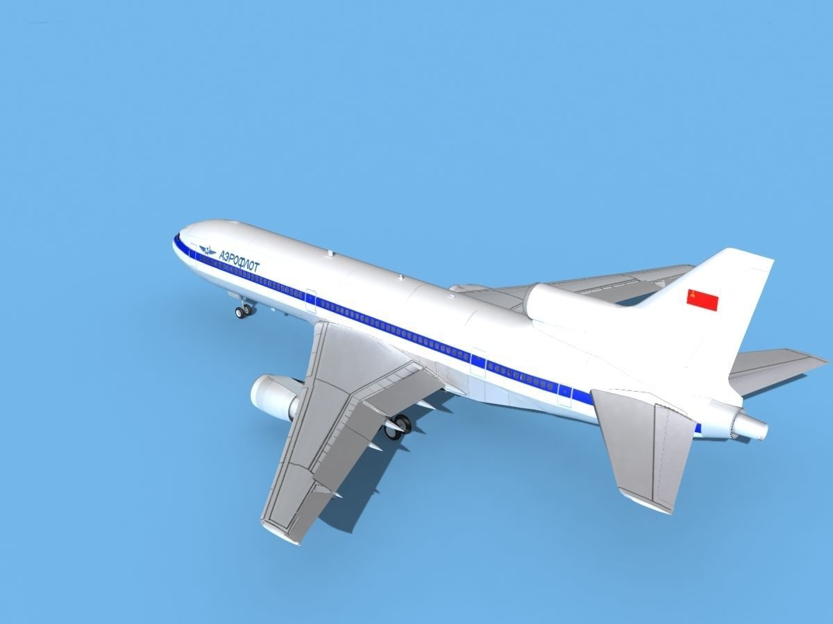 Lockheed L-1011 TriStar Aeroflot 3D model_8