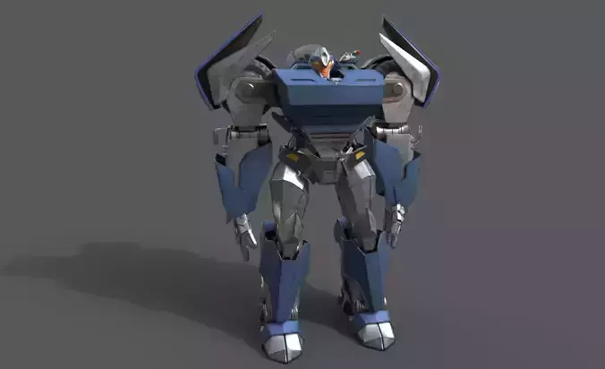 TRANSFORMERS  BREAKDOWN Low-poly 3D model