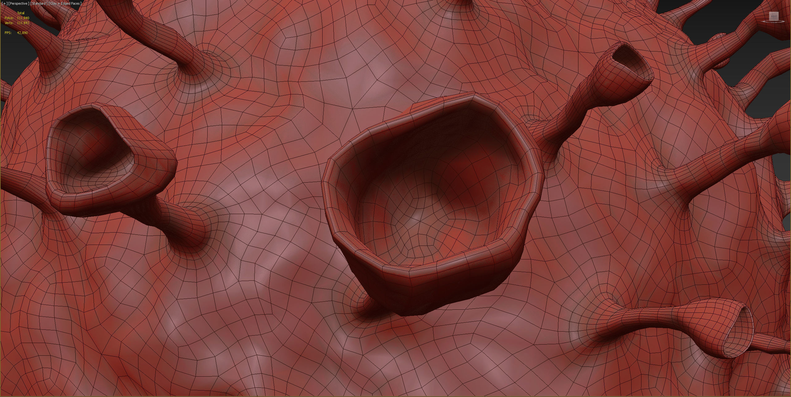 Corona Virus COVID-19 PBR Animation 3D model_13