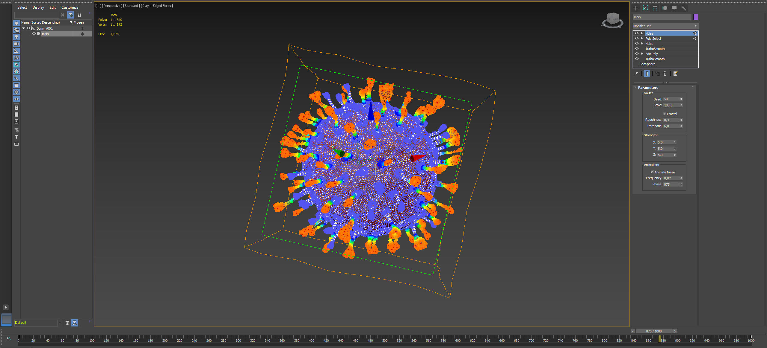 Corona Virus COVID-19 PBR Animation 3D model_12