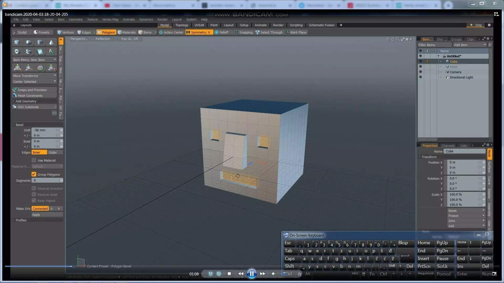 Head animation Free 3D model