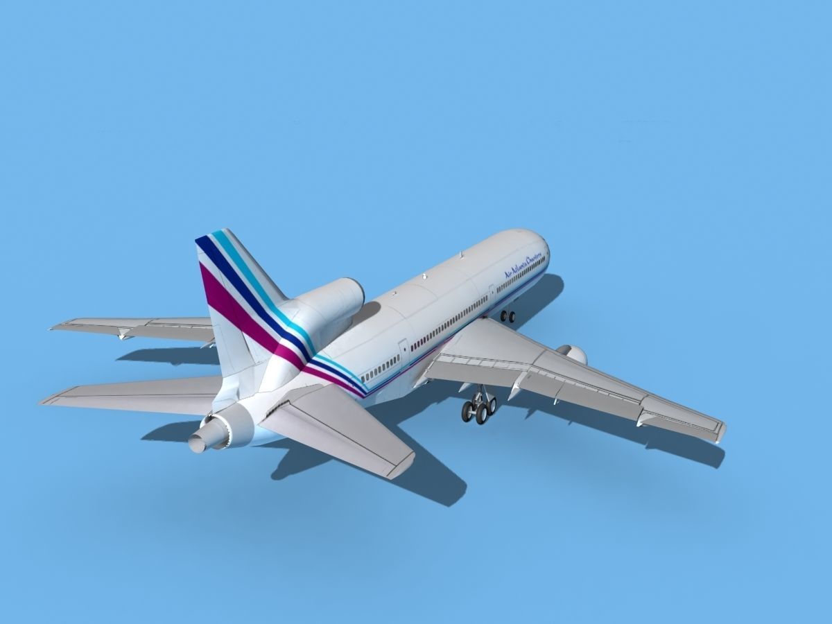 Lockheed L-1011 TriStar Air Atlanta 3D model_6