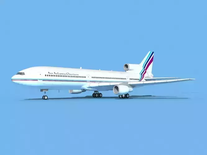 Lockheed L-1011 TriStar Air Atlanta 3D model
