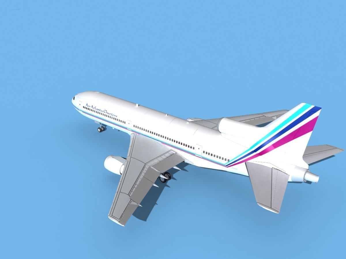 Lockheed L-1011 TriStar Air Atlanta 3D model_8
