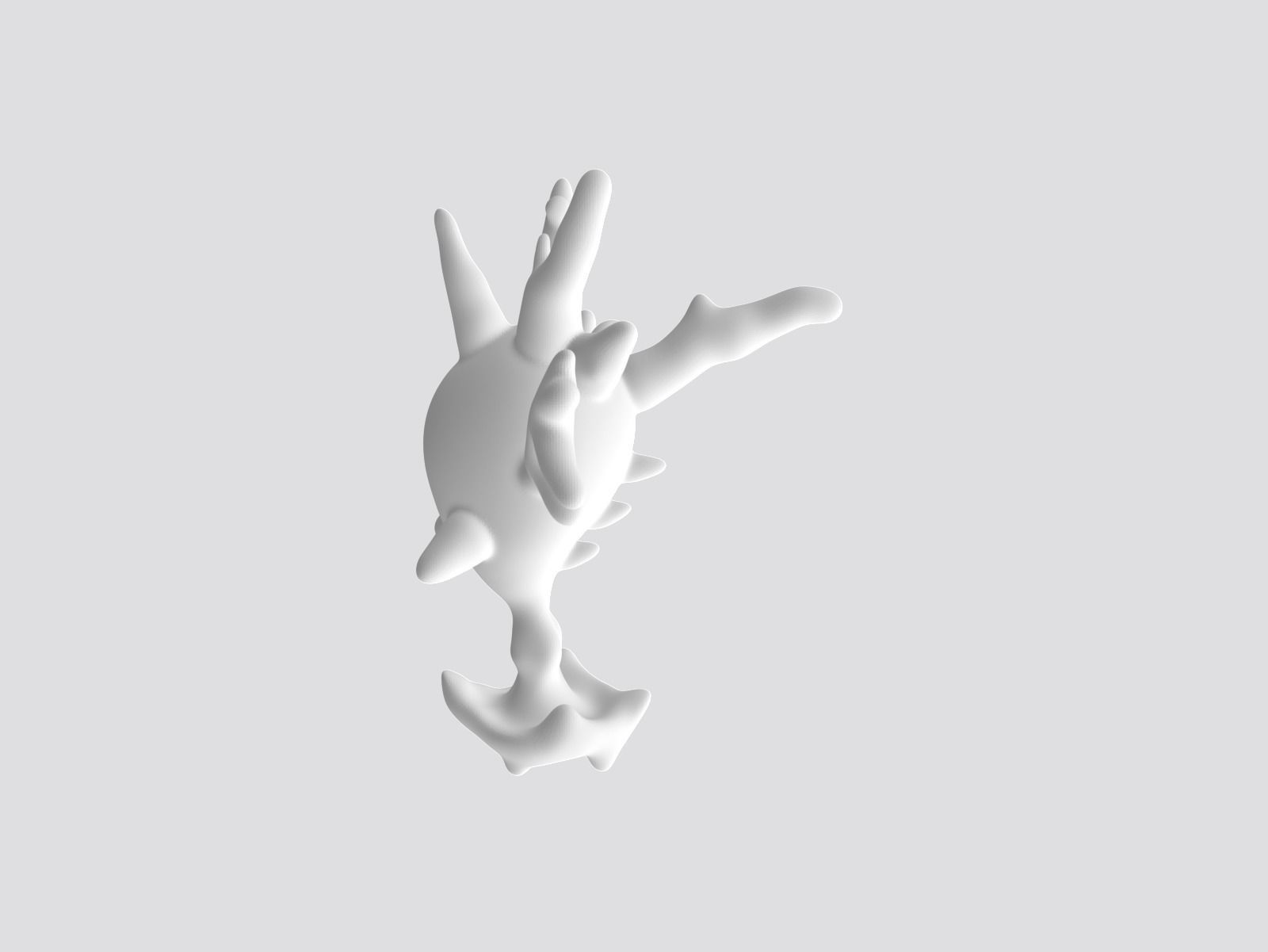 Pokemon - Cursola 3D print model_4