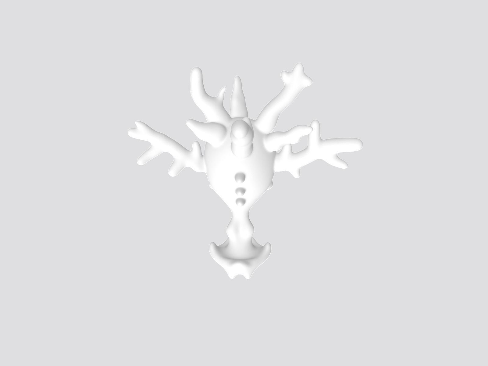 Pokemon - Cursola 3D print model_3