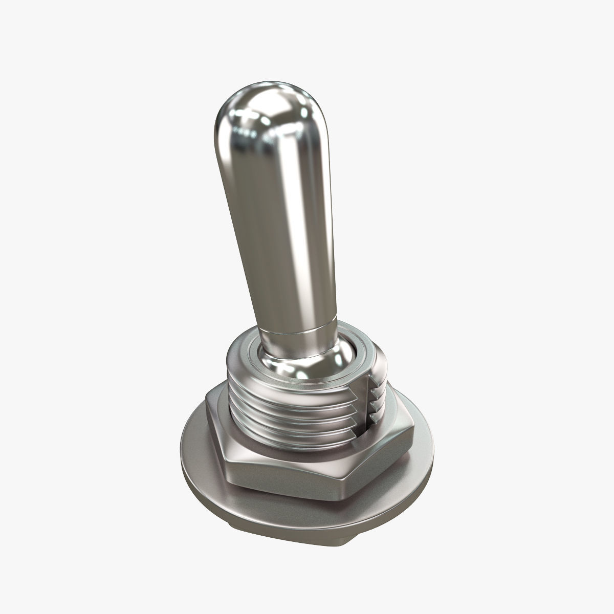 Toggle switch 3D model_0