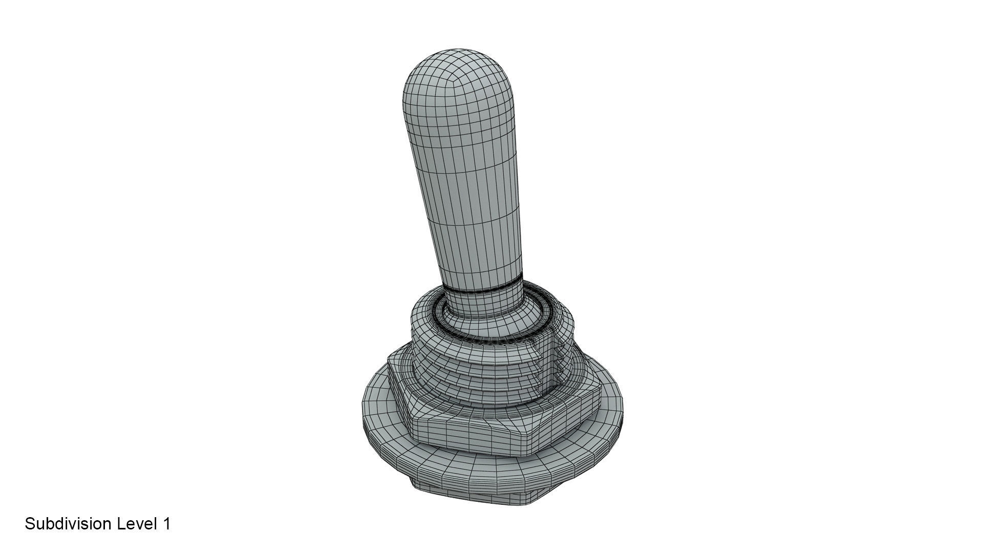 Toggle switch 3D model_20