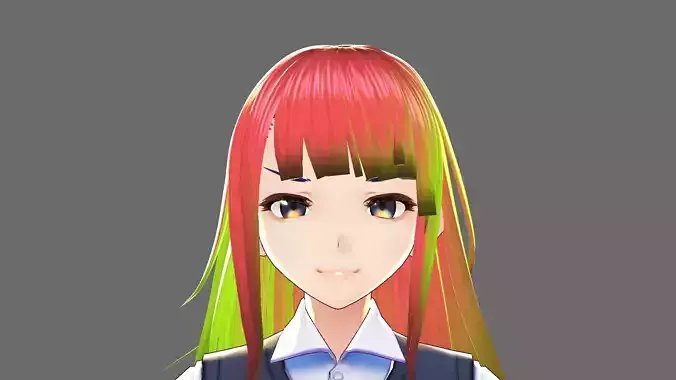 Dinna female character in anime game
