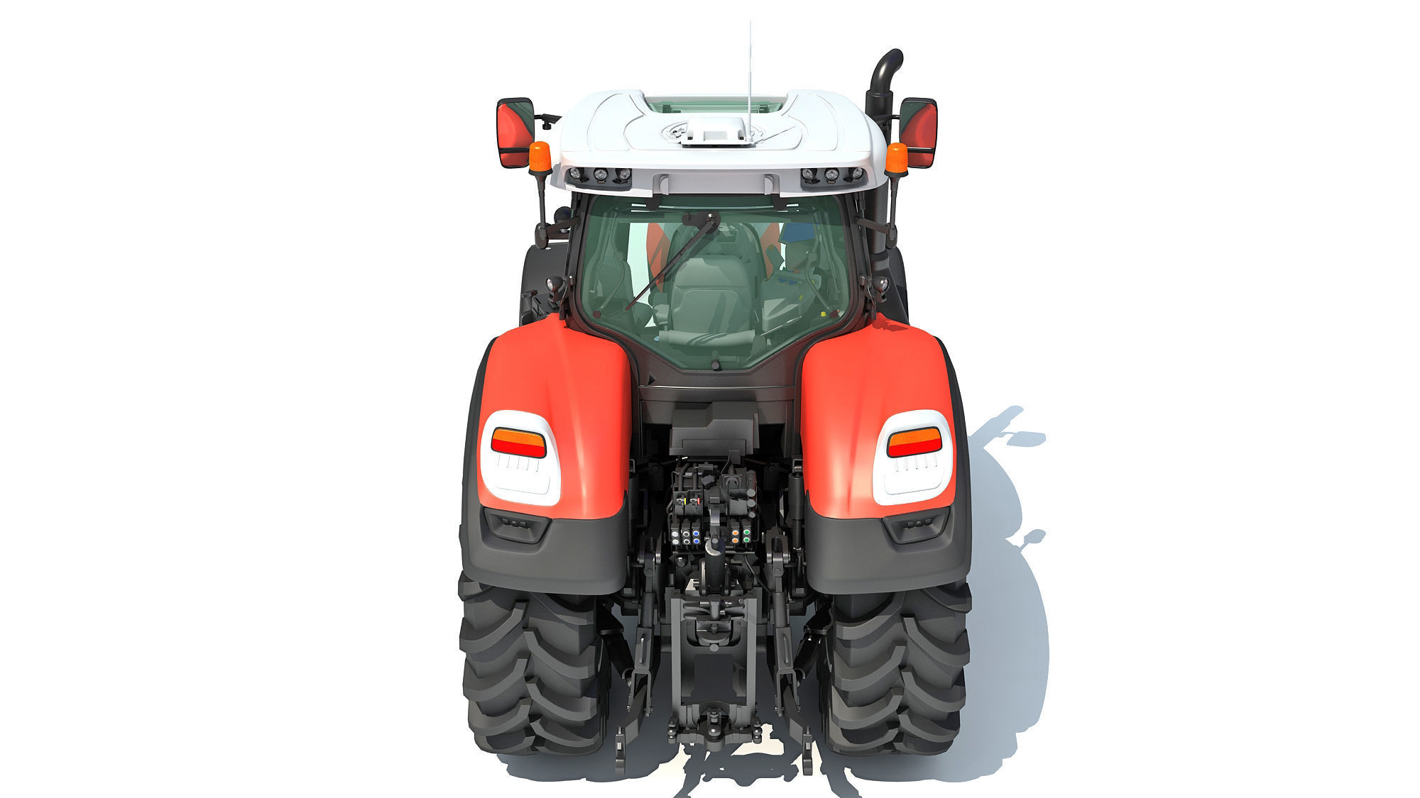 Steyr Tractor 3D model_3