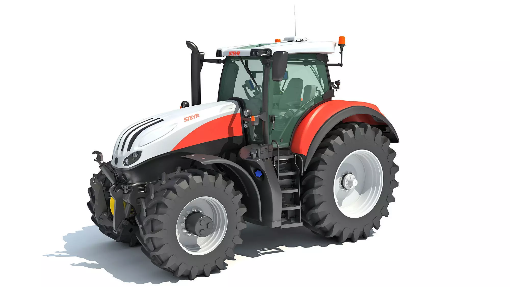 Steyr Tractor 3D model_0