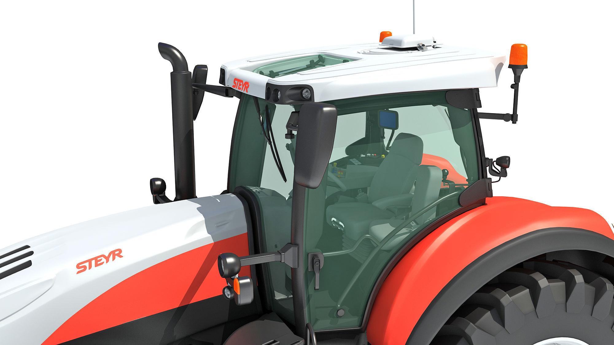 Steyr Tractor 3D model_13